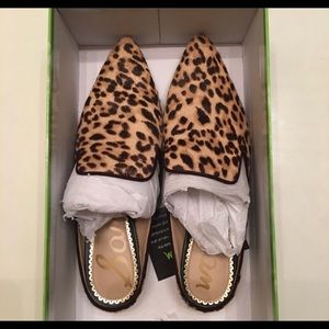 Sam Edelman leopard print mules